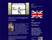 Tablet Screenshot of ploughcrofttearoom.com